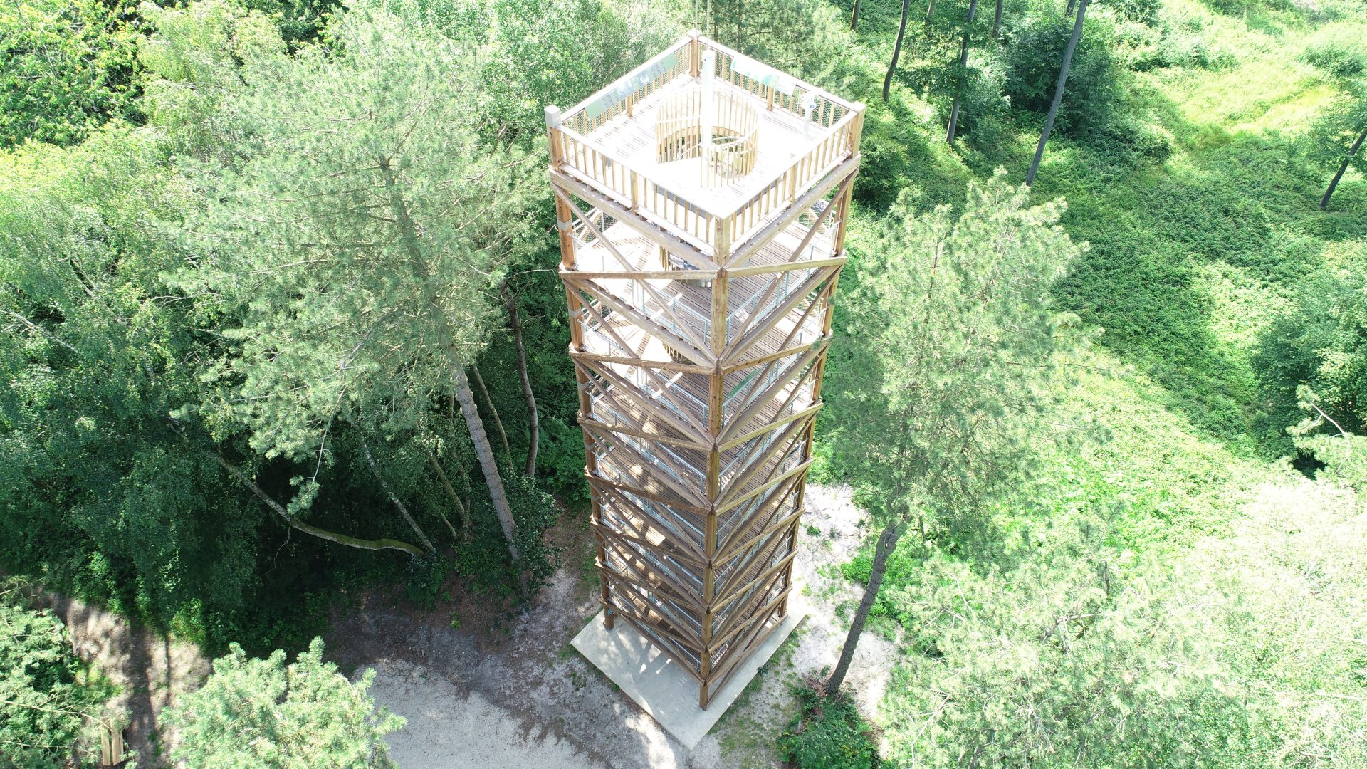 La tour Mangin en forêt de Retz
